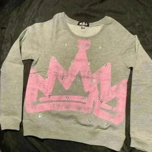 🔥2/20$🔥NEW Disney  princess tiara girl sweater. Back to school